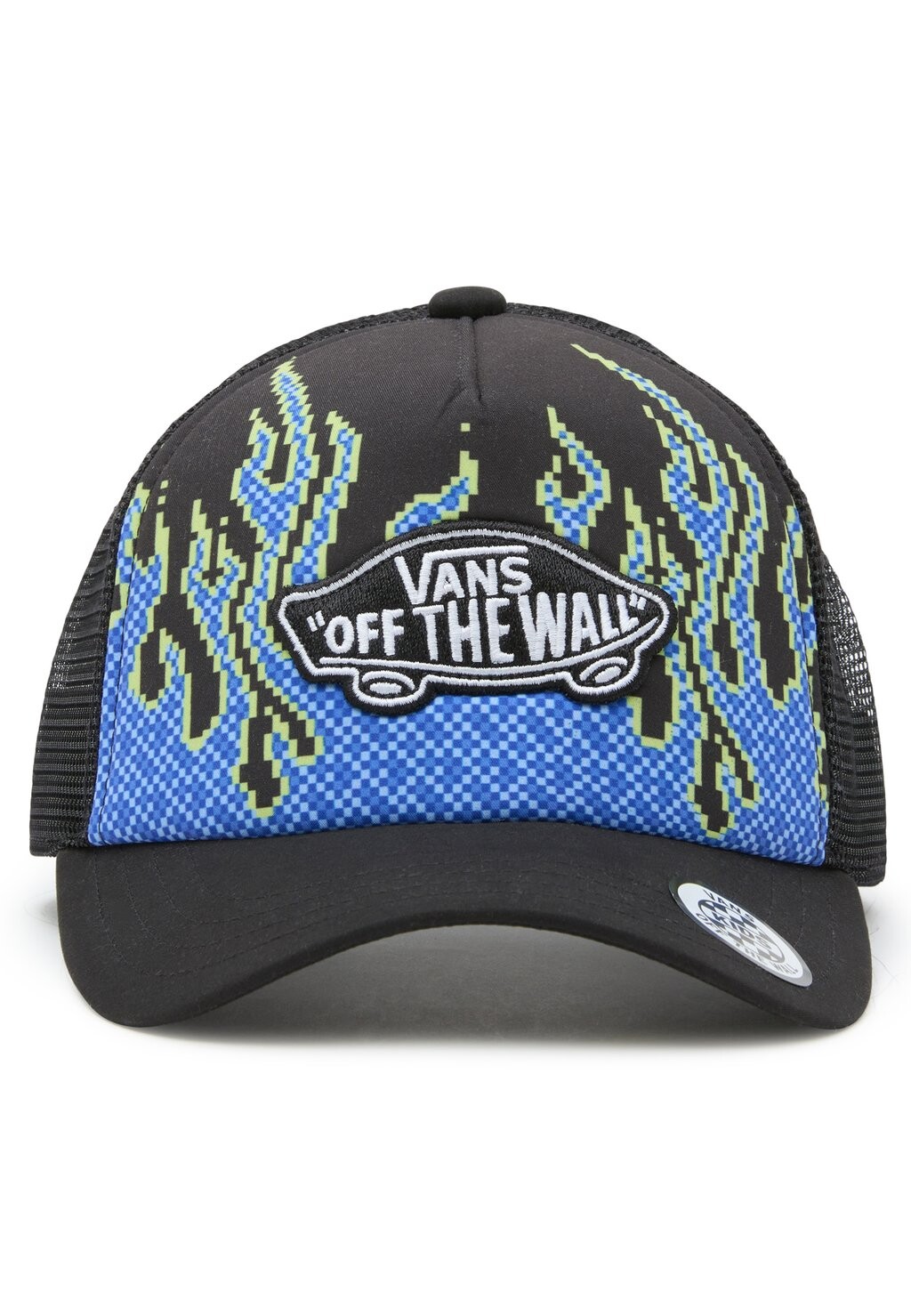 

Бейсболка PIXEL FLAME TRUCKER. Vans, цвет black