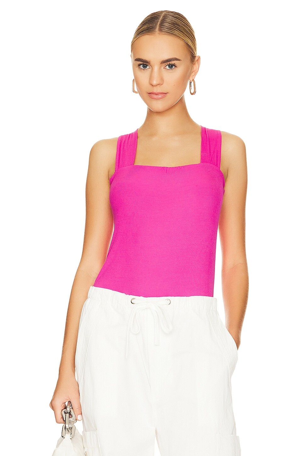 

Майка Michael Lauren Wide Strap, цвет Bright Pink