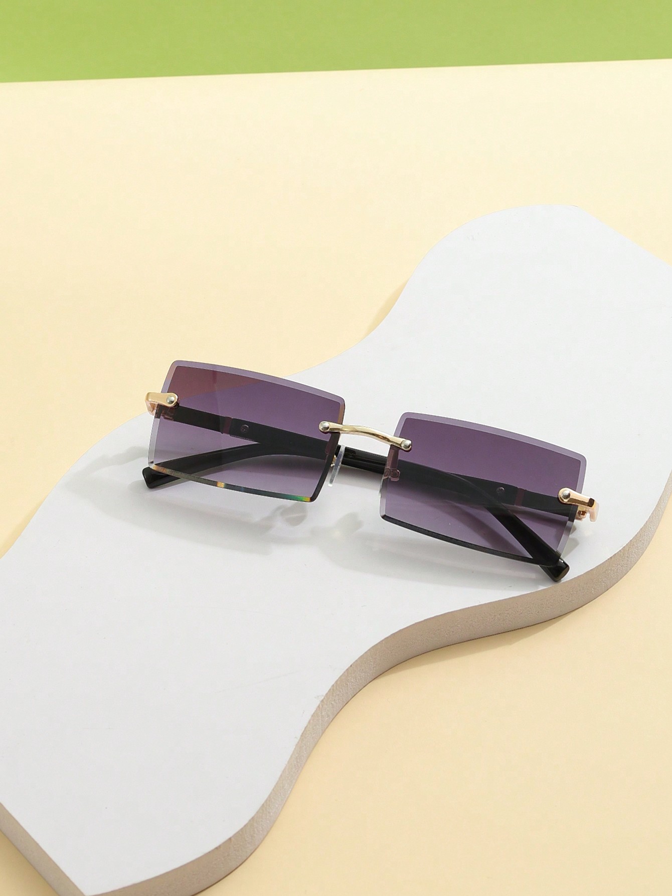 цена 1 шт. мужские прямоугольные декоративные модные очки без рамок для ПК