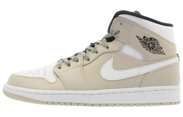 

Jordan Air Jordan 1 Mid Desert Sand Desert Sand/Черный/Белый