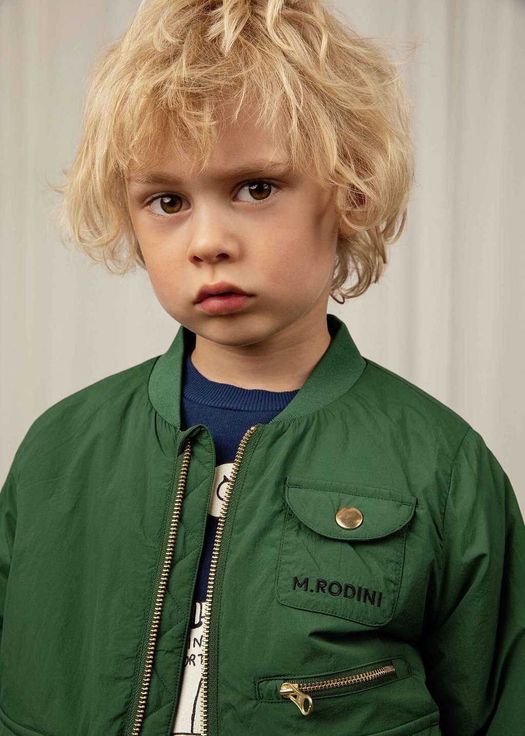 

Куртка межсезонная Baseball Jacket Unisex Mini Rodini, зеленый