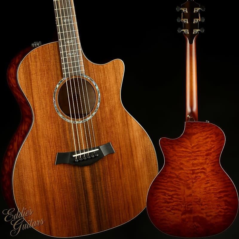 

Акустическая гитара Taylor Custom GA - Sinker Redwood/Quilted Maple