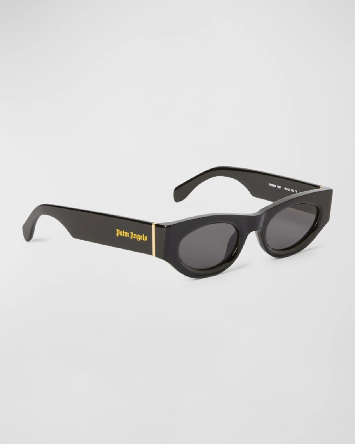 

Овальные солнцезащитные очки Griffith из ацетата Palm Angels, цвет 1007 Black Dark Grey