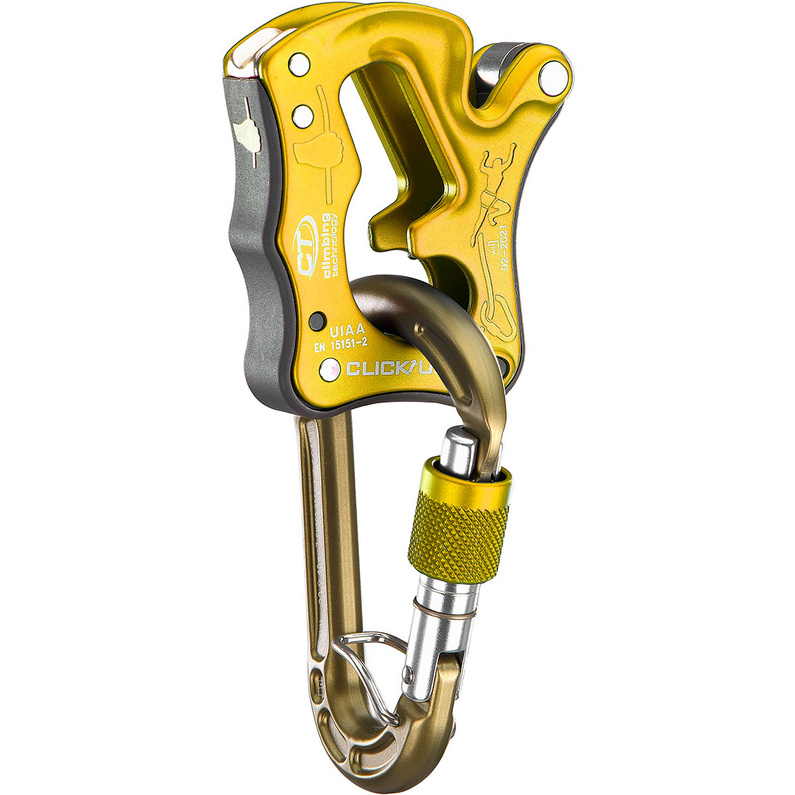 цена Комплект страховочных устройств Click Up Kit Climbing Technology, желтый