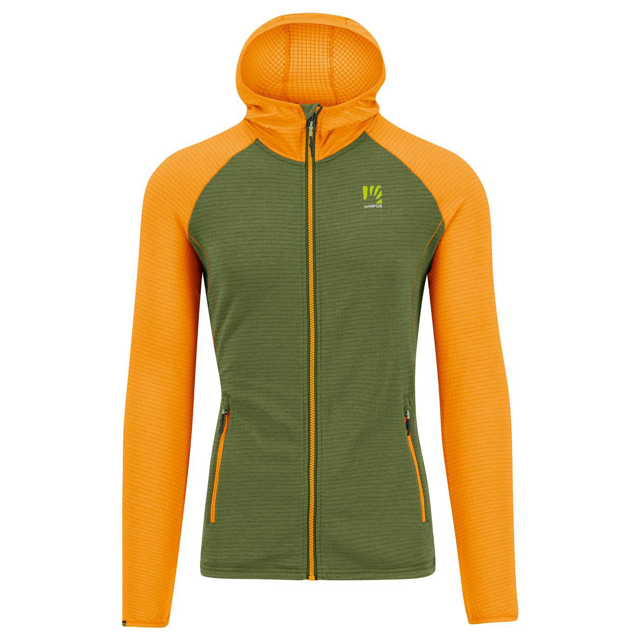 

Флисовая жилетка Karpos Ambrizzola Full Zip, цвет Cedar Green/Radiant