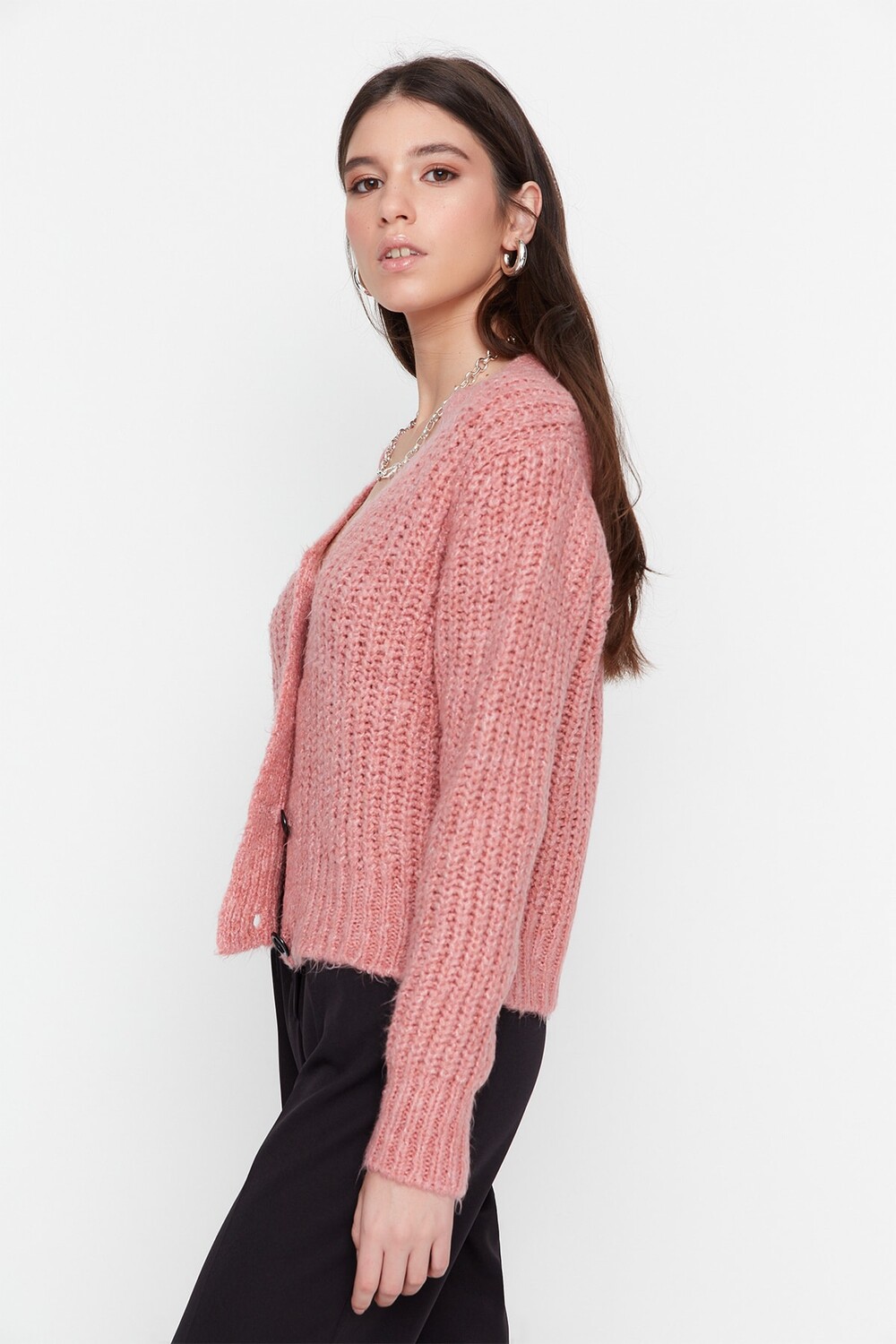 

Кардиган TRENDYOLMİLLA, розовый