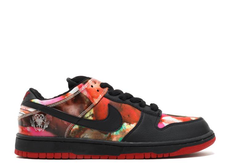 

Кроссовки Nike DUNK LOW SB 'PUSHEAD', черный