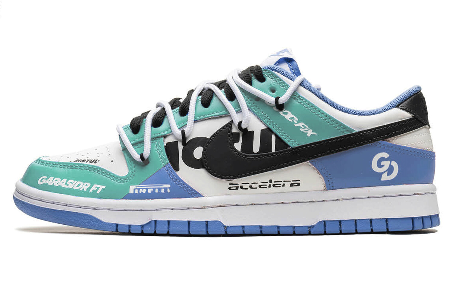 

Кроссовки Nike Dunk Skateboarding Shoes Unisex Low-top Blue/Blue, индиго