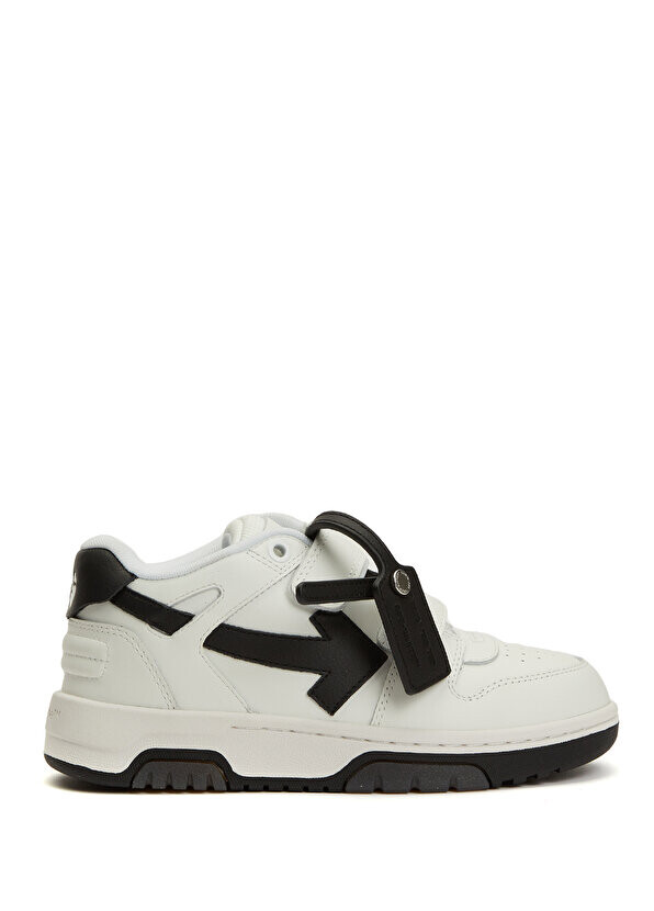 

Кожаные кроссовки для мальчика с белым логотипом Off-White