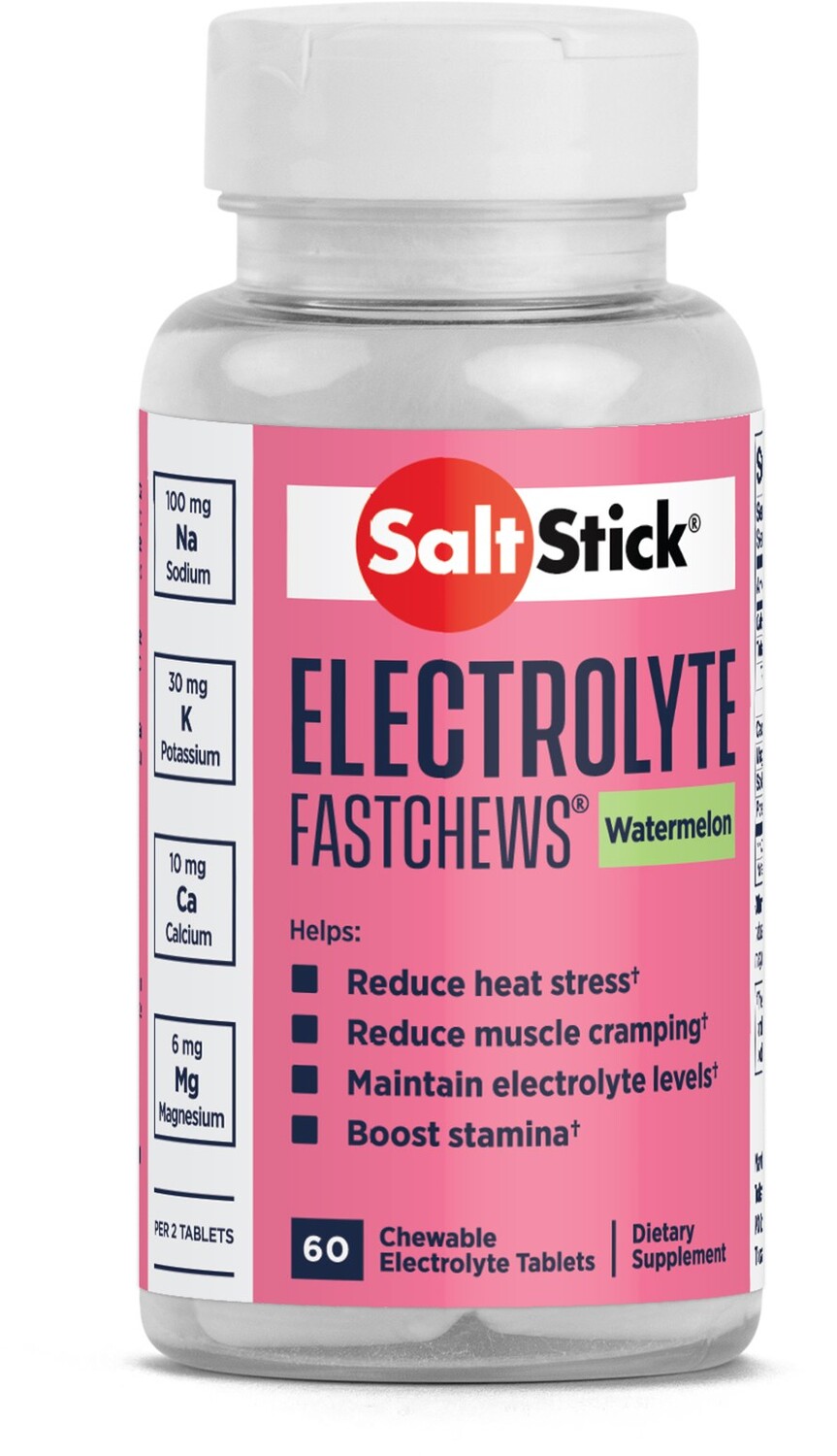 Жевательные таблетки с электролитом Fastchews - 60 таблеток SaltStick