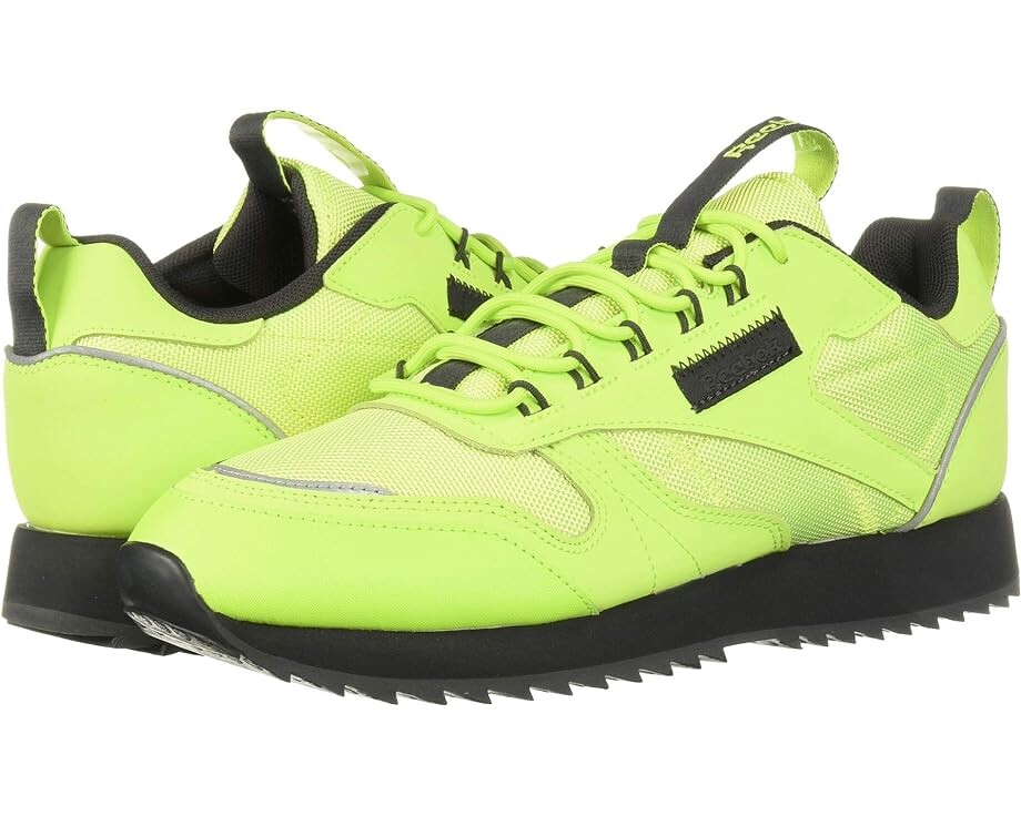 

Кроссовки Reebok Classic Leather Ripple Trail, цвет Neon Lime/Neon Lime/True Grey