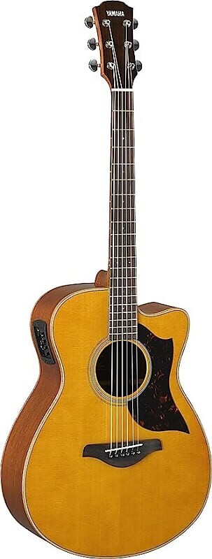 

Акустическая гитара Yamaha 6 String Series AC1M Small Body Acoustic-Electric Guitar-Mahogany, Vintage Natural, Concert Cutaway