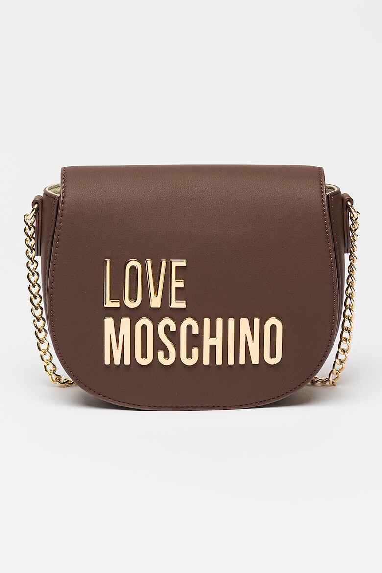 

Сумка из экокожи Love Moschino, коричневый