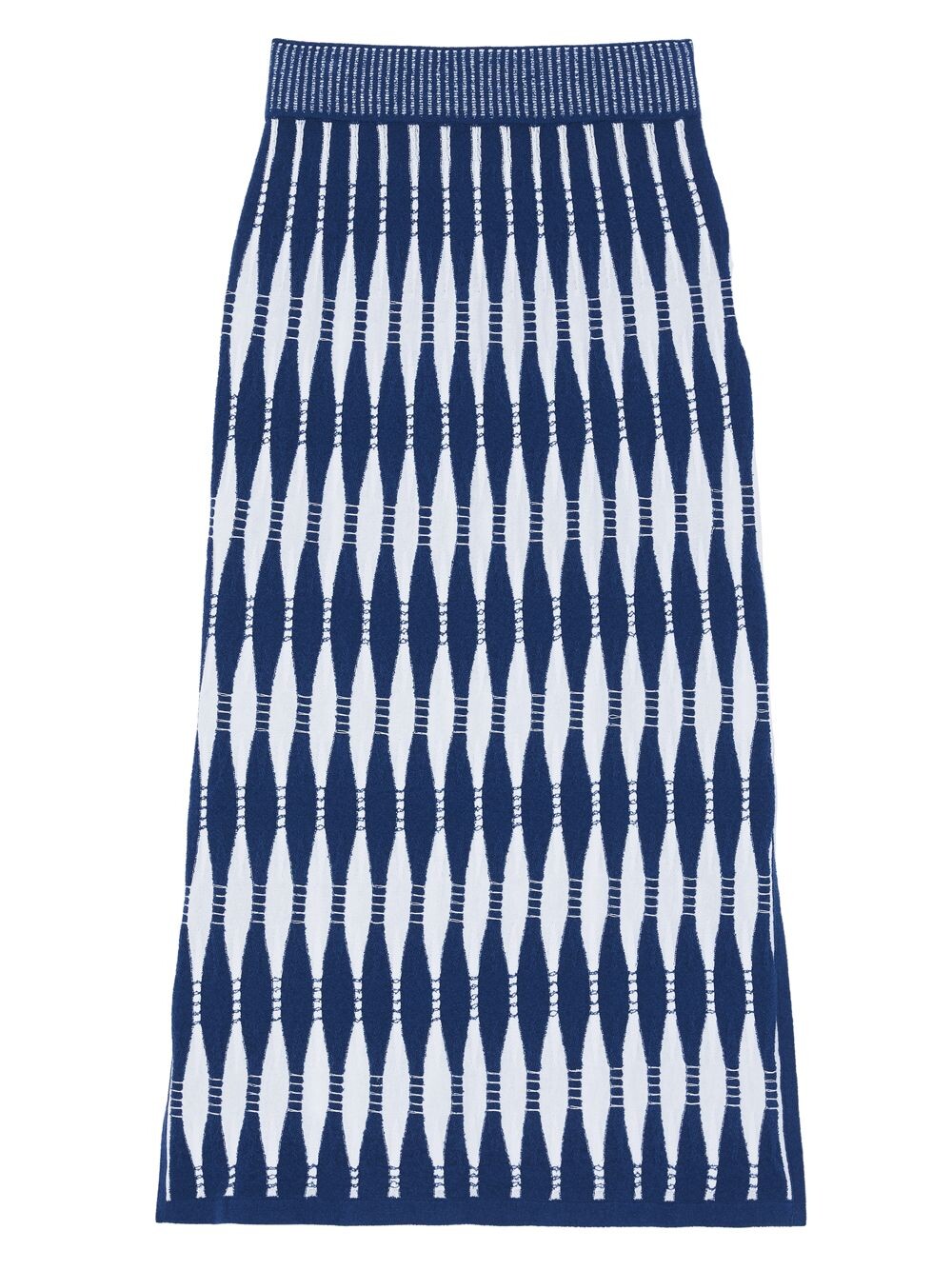 

Юбка-миди в стиле шибори Lafayette 148 New York, синий