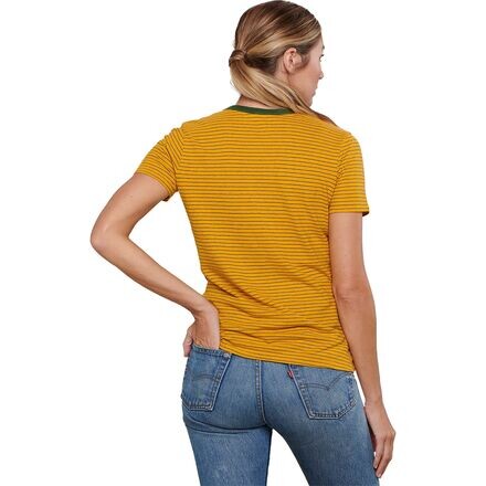 

Grom Ringer Crew - женщины Toad&Co, цвет Gooseberry Stripe