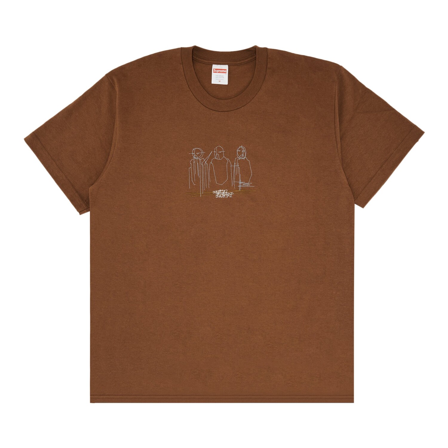 

Футболка Supreme Three Kings, коричневая