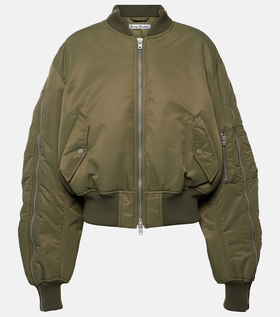 

Бомбер onad оверсайз Acne Studios, зеленый
