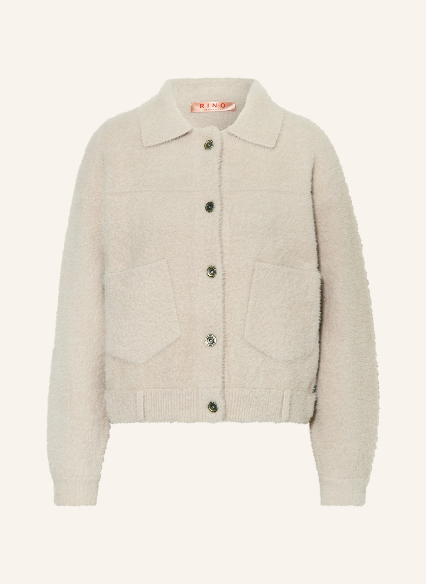 зимняя куртка rino Кардиган RINO & PELLE BUBBLY, кремовый