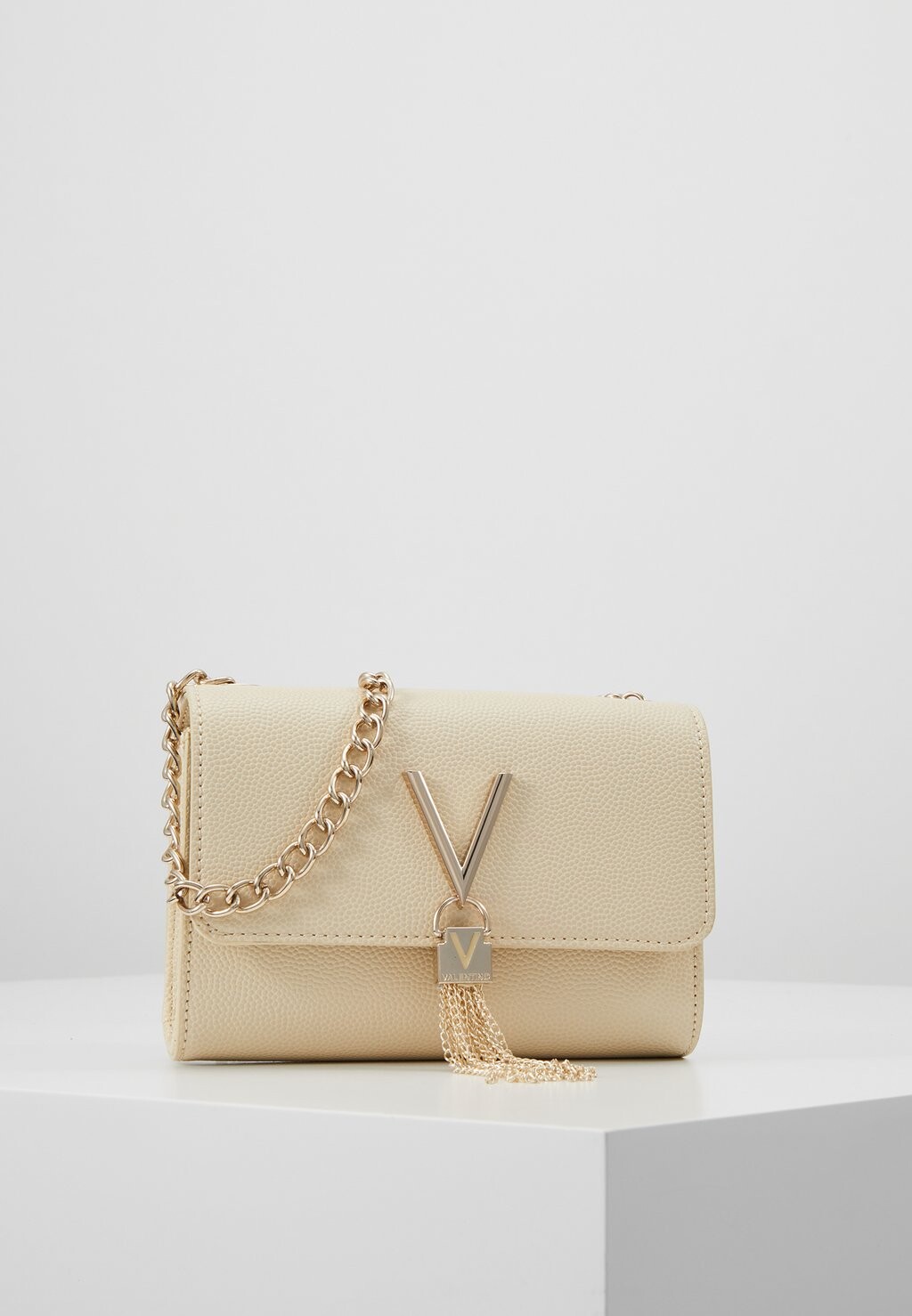 

Сумка через плечо Valentino, бежевый
