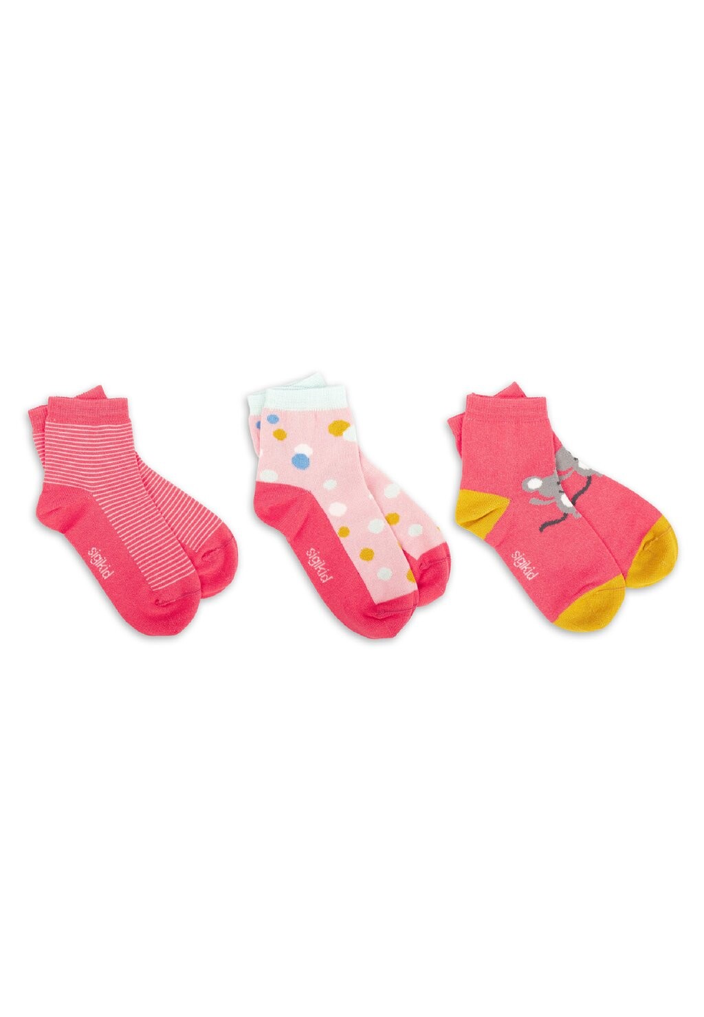 

Носки SET 3-PACK sigikid, цвет pink rosa