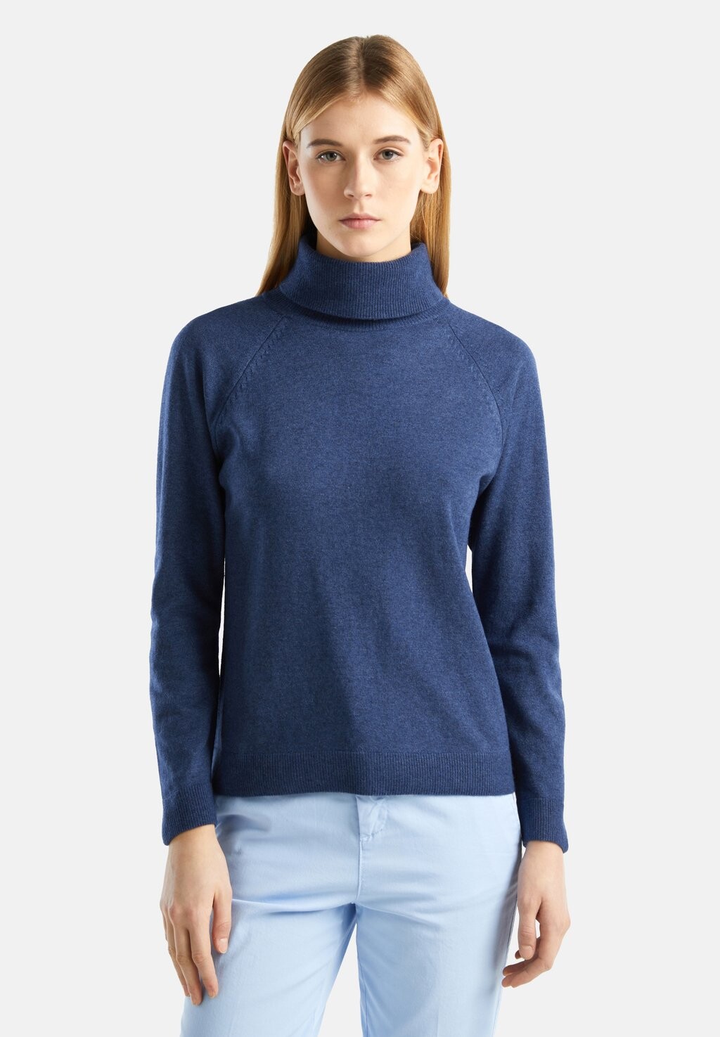 

Свитер Водолазка United Colors of Benetton, синий