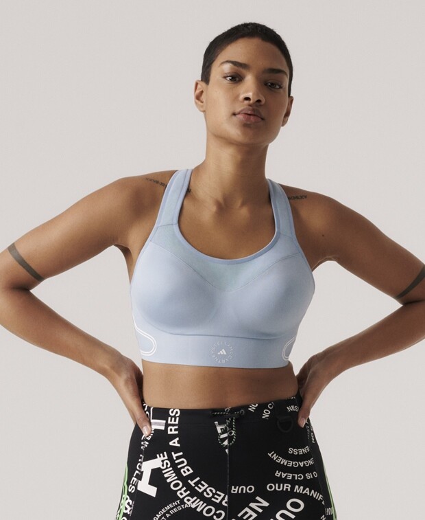 

Мягкий бюстгальтер adidas, серый