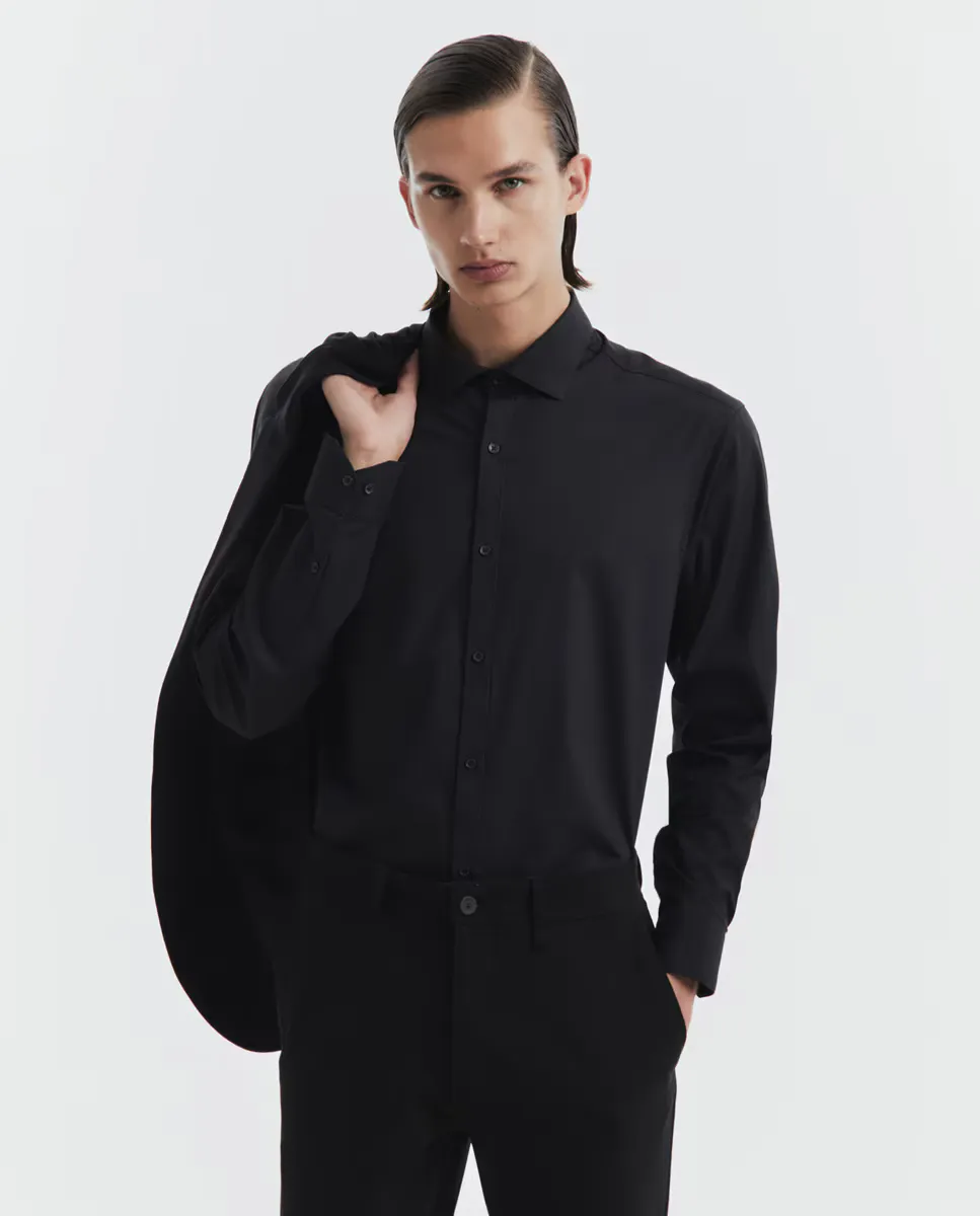 

Рубашка из поплина Sfera, черный