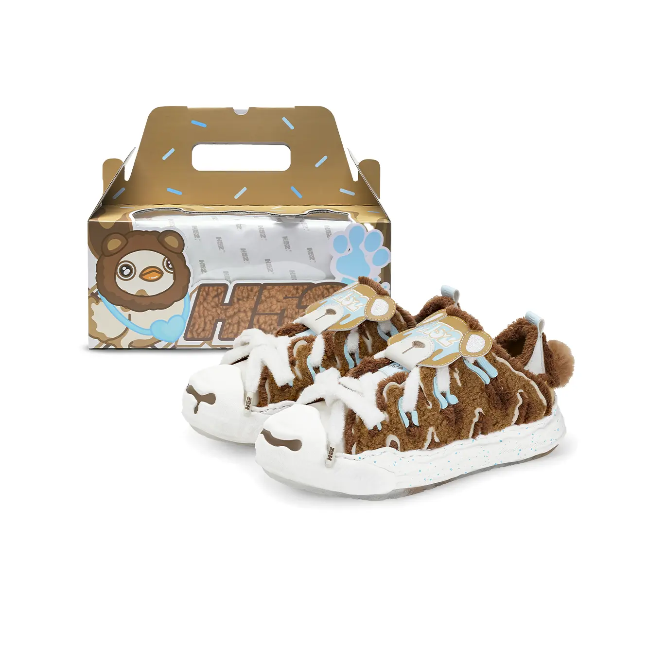 

Кроссовки H-52 Skateboarding Shoes Unisex Low-top, цвет Teddy Bear (Velvet)