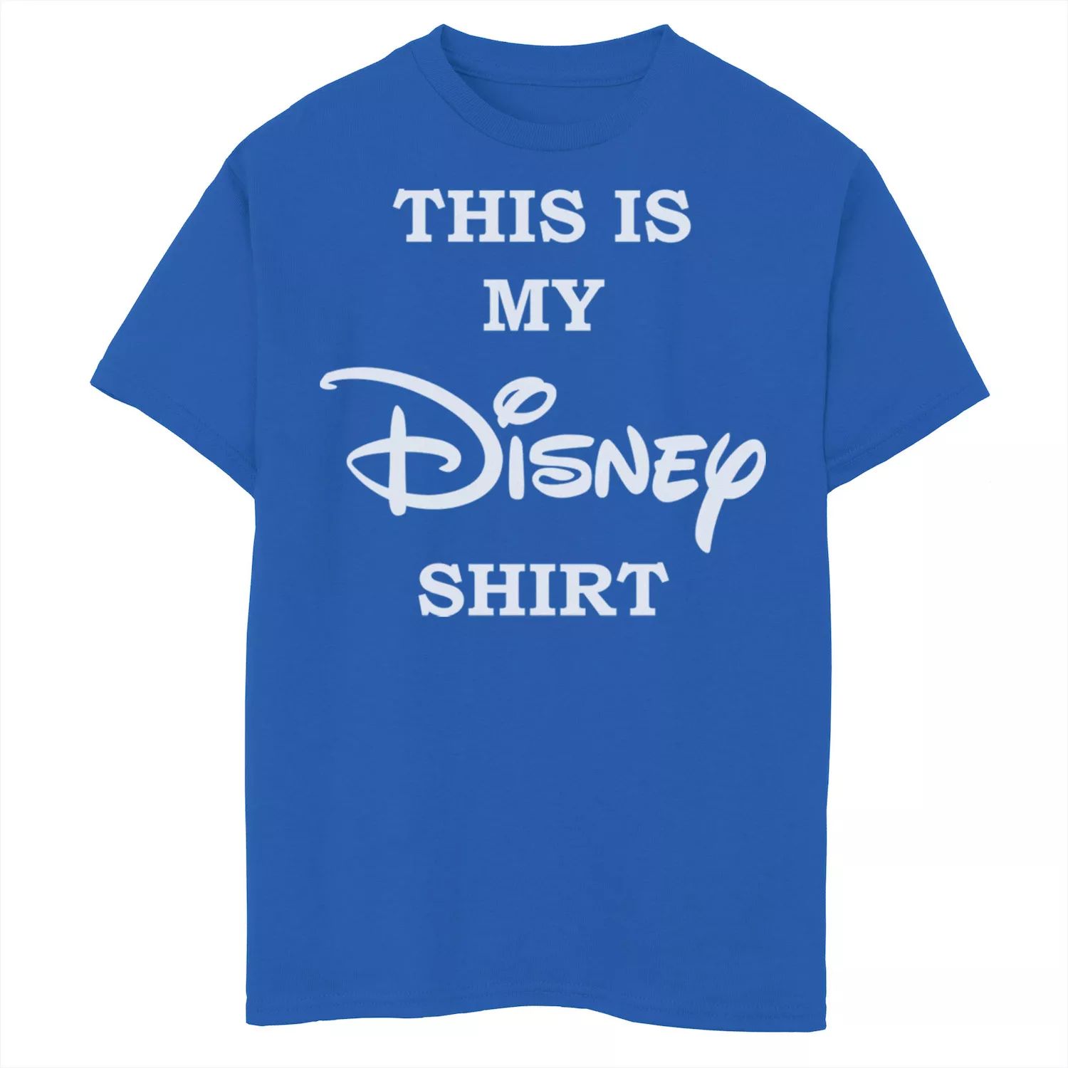 Футболка с логотипом Disney на груди для мальчиков 8–20 лет с графическим рисунком This Is My Disney Shirt Disney базовая футболка disney с логотипом disney для мальчиков 8–20 лет и графическим рисунком disney
