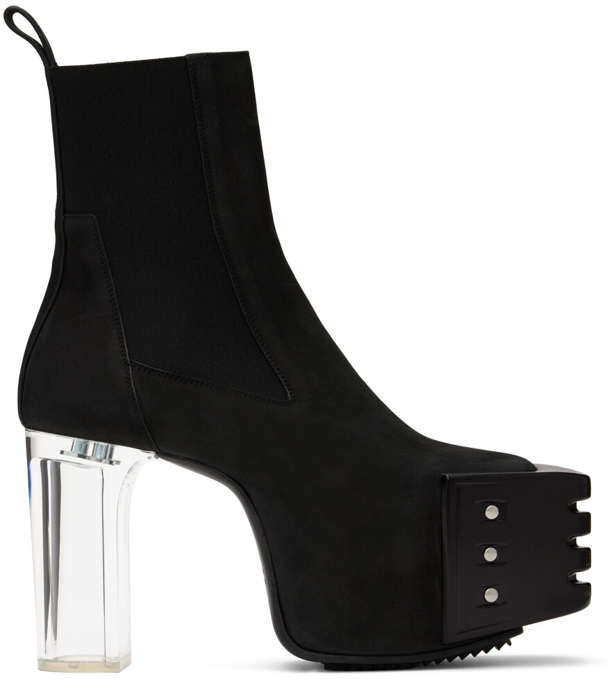 

Черные ботинки челси Grill Rick Owens, Черный