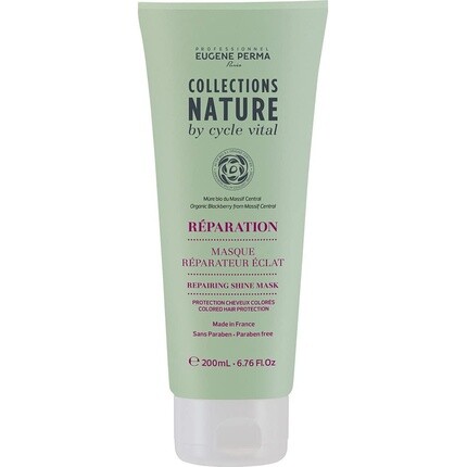 Eugene Perma Professional Eclat Collections Nature by Cycle Vital Repair Mask 200 мл Color Shine Eugene Perma Professionnel eugene perma professionnel лосьон термозащитный би фаза collections nature увлажняющий для ежедневного использования 200 мл