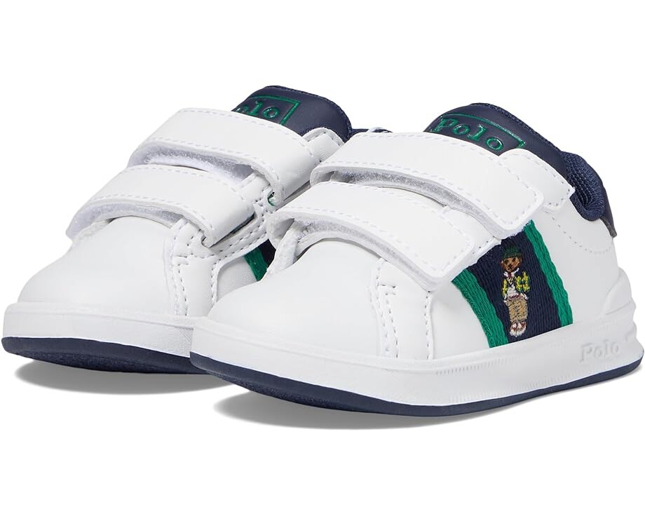 

Кроссовки Polo Ralph Lauren Heritage Court II Bear EZ, цвет White/Navy