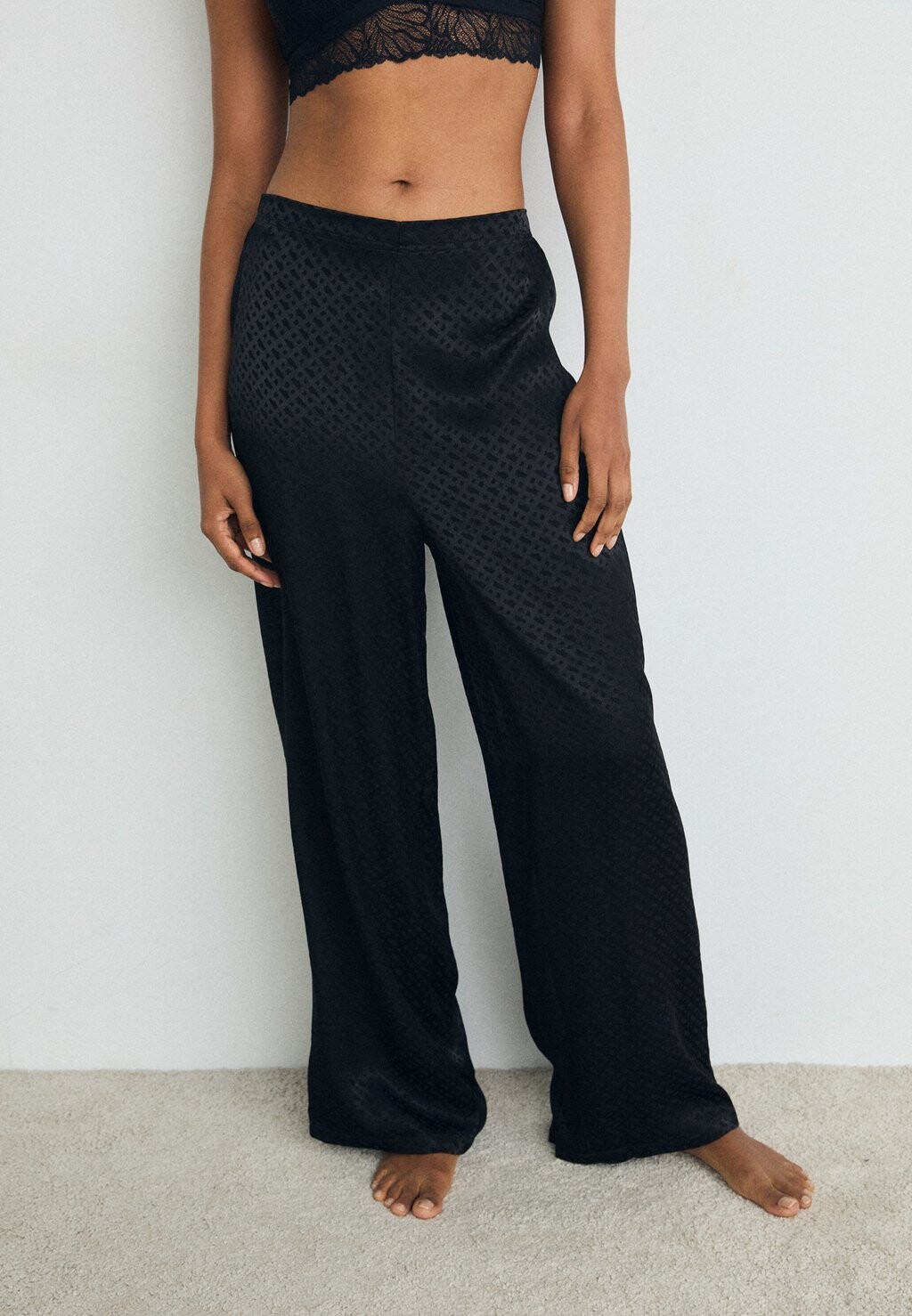 

Пижамные штаны MONOGRAM PANTS BOSS, черный