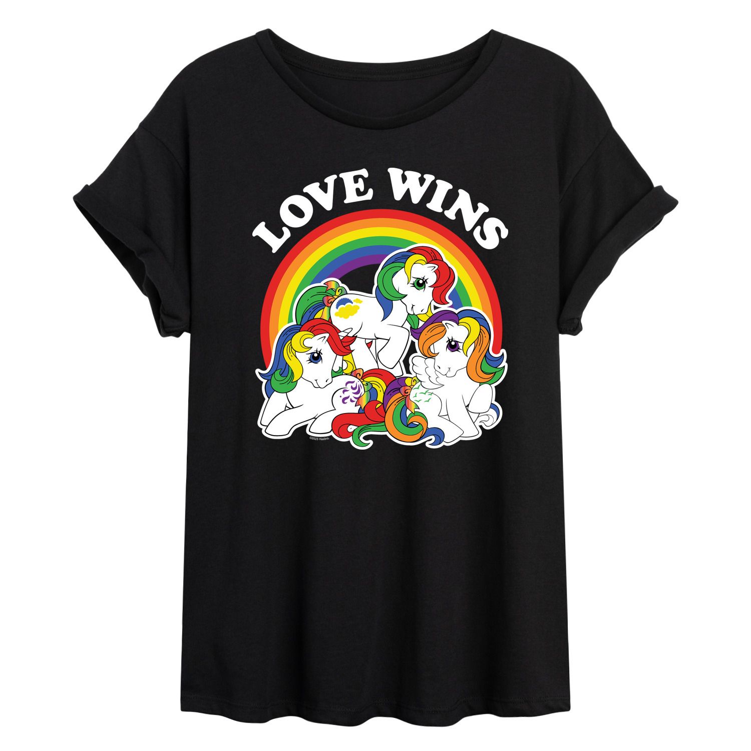 Облегающая футболка My Little Pony Love Wins для юниоров Licensed Character