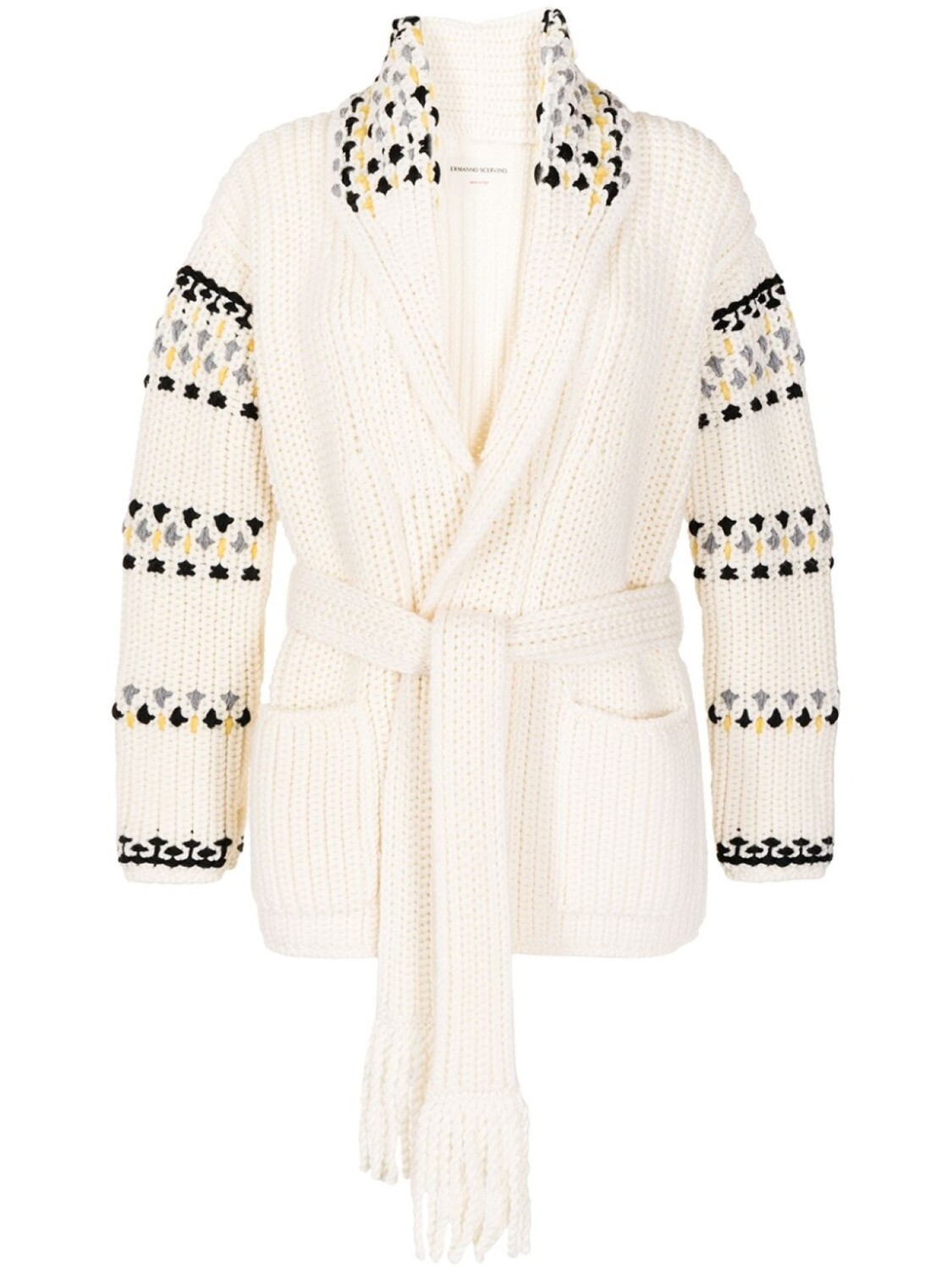 

Ermanno Scervino кардиган с вышивкой, белый
