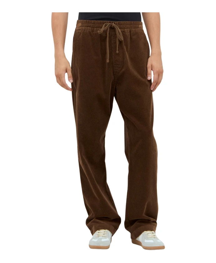 

Вельветовые брюки с кулиской Carhartt Wip, коричневый