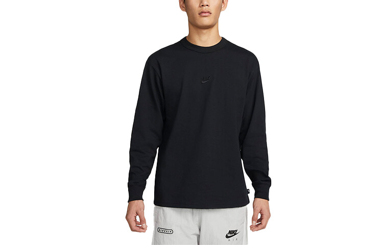 

Мужская толстовка с круглым вырезом Nike Sportswear Premium Essentials, черная