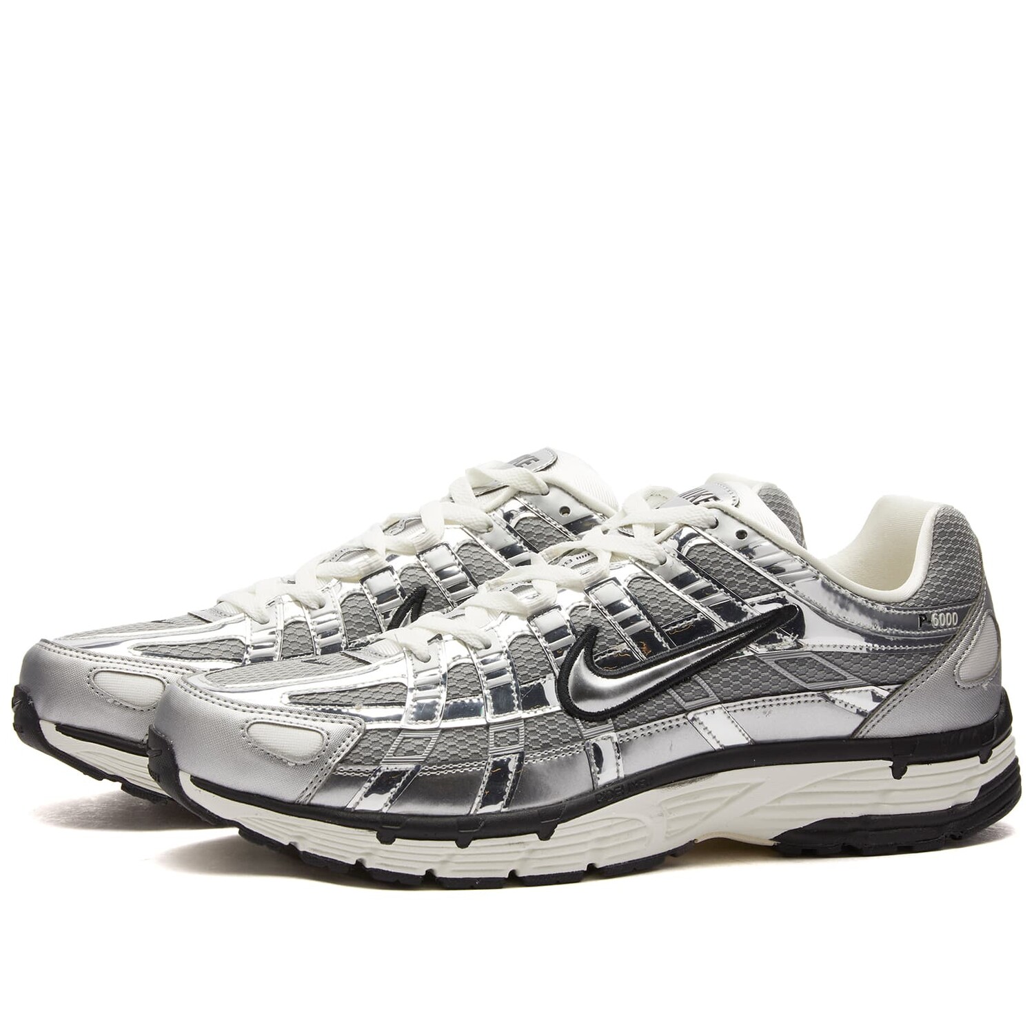 

Кроссовки Nike P-6000, цвет Metallic Silver, Sail & Black