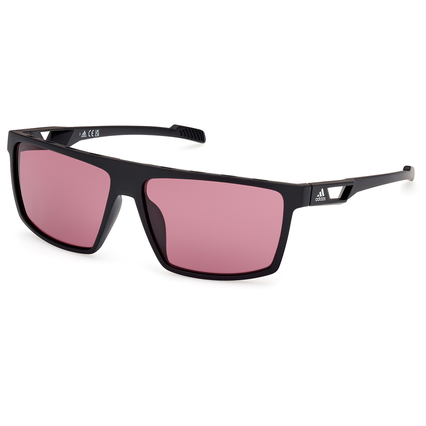 Солнцезащитные очки Adidas SP0083 Cat 2, матовый черный солнцезащитные очки adidas sp0083 mirror cat 3 цвет crystal
