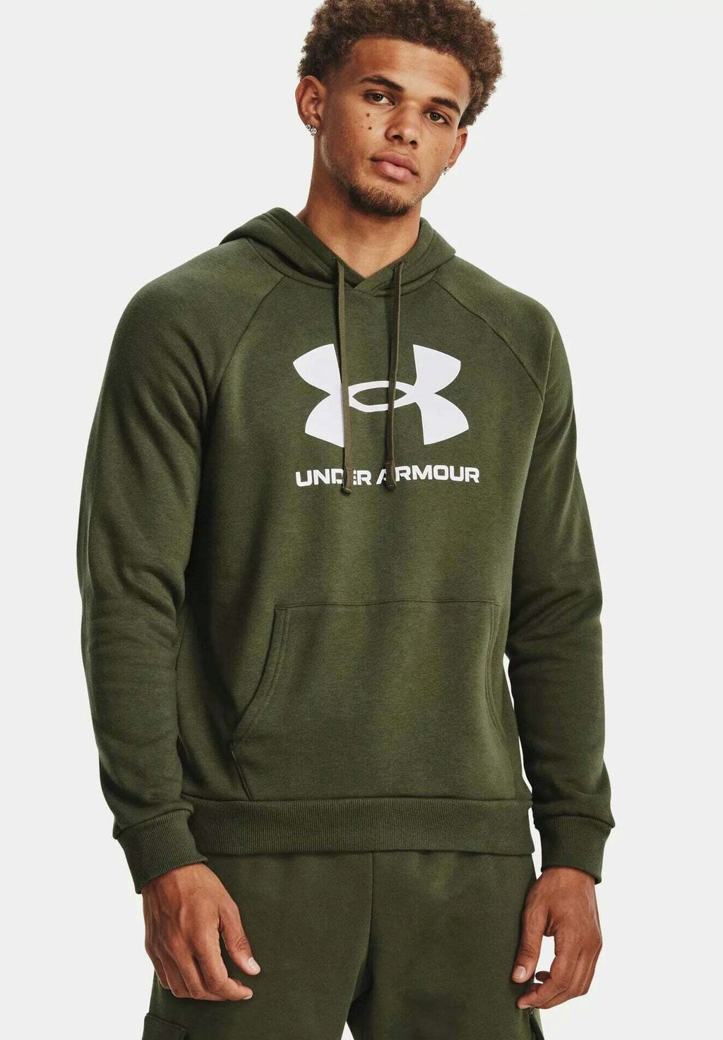 

Толстовка Rival Logo Under Armour, цвет marine od green