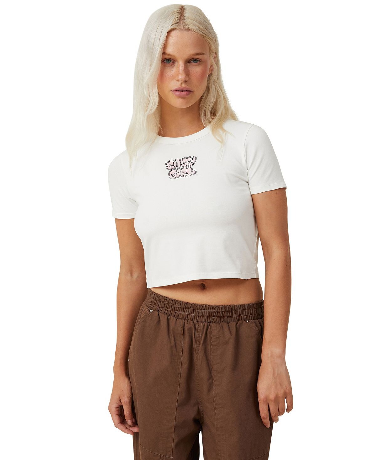 

Женская футболка Micro Fit с рисунком COTTON ON
