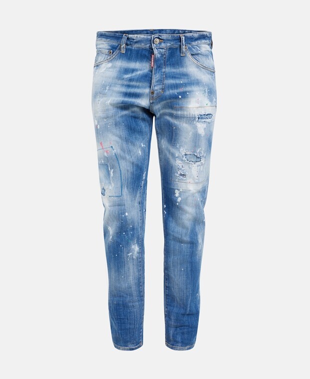 

Джинсы узкого кроя Dsquared2, индиго