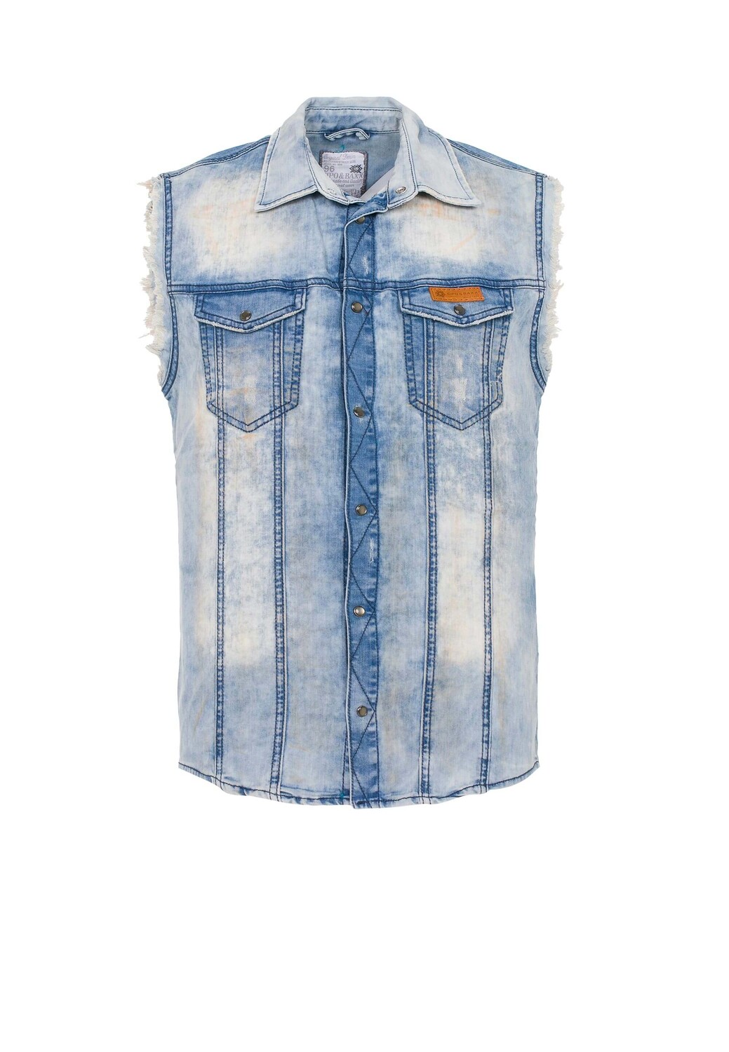 

Утепленный жилет Cipo & Baxx Jeanshemd, синий