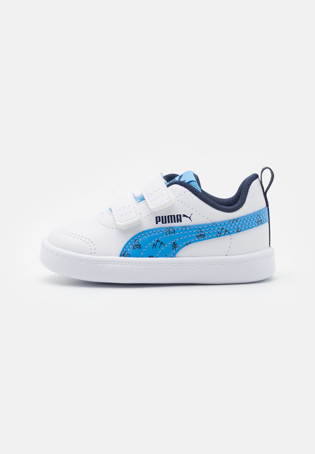 

Кроссовки Courtflex Woods Unisex Puma, цвет white/regal blue