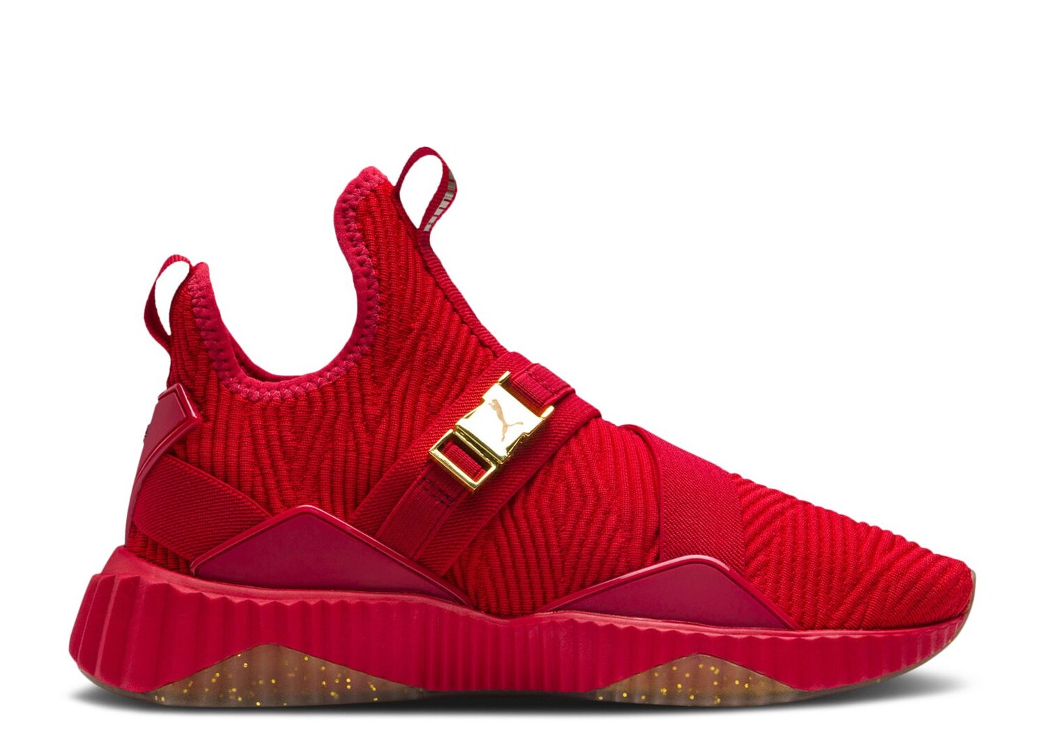 

Кроссовки Puma Wmns Defy Varsity Mid 'Ribbon Red Metallic Gold', красный