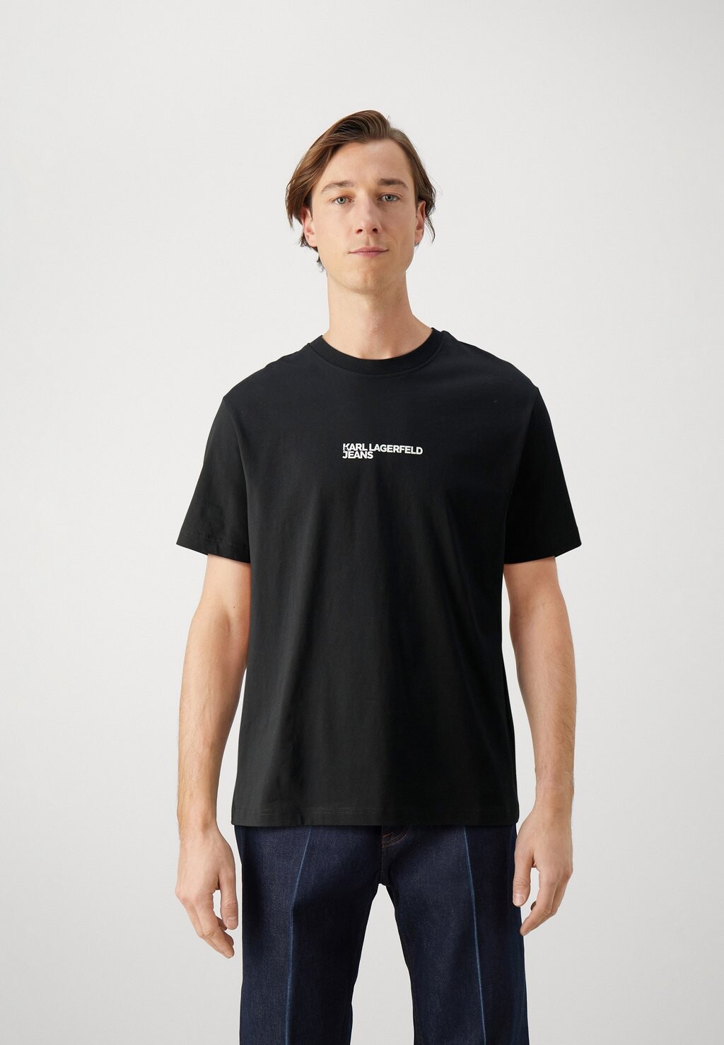 

Футболка с принтом REGULAR TEE Karl Lagerfeld Jeans, цвет black