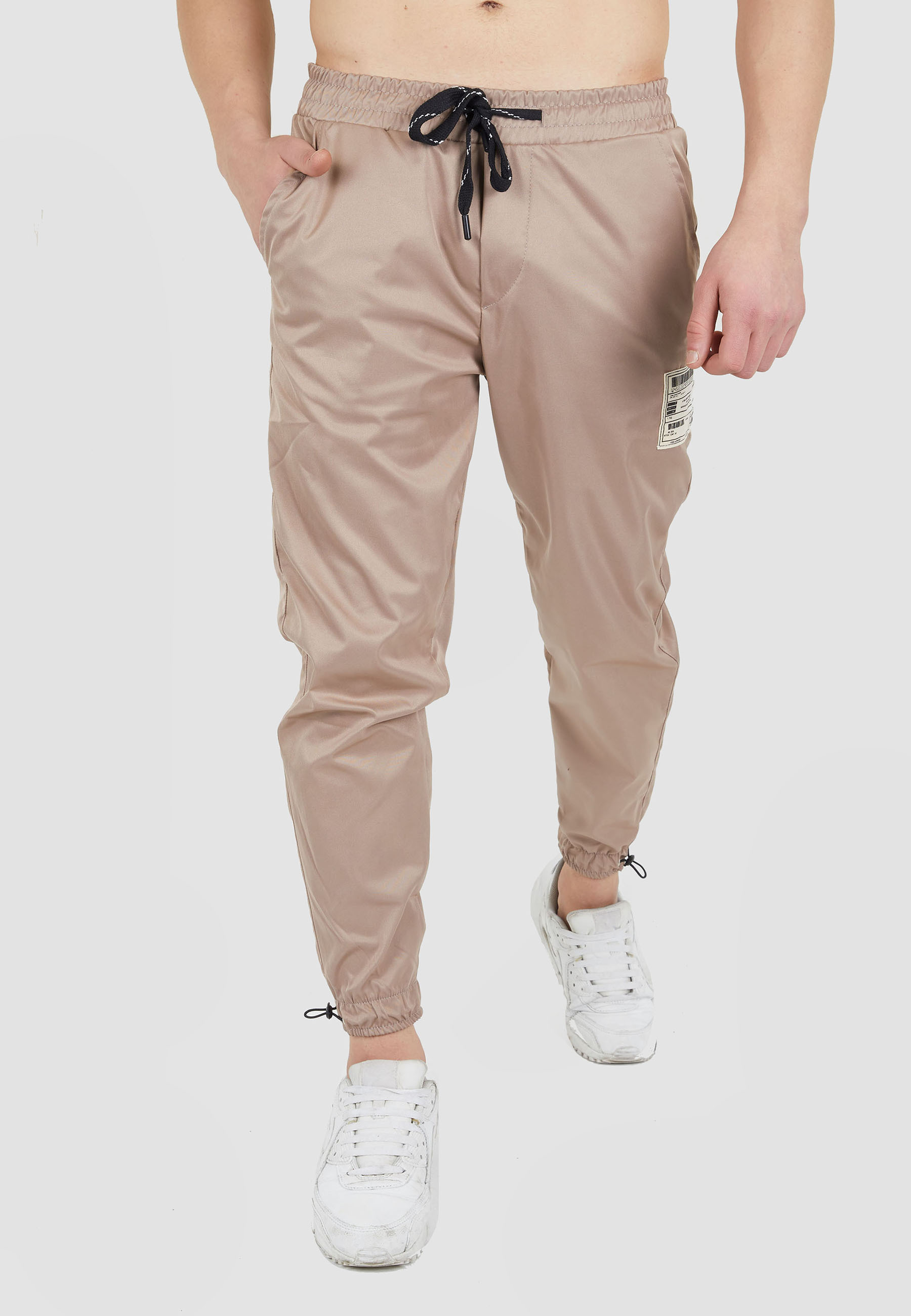 Спортивные брюки Tom Barron Hose mit elastischen Bündchen, коричневый