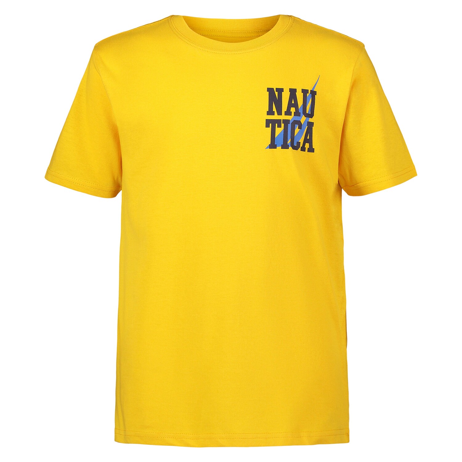 

Футболка с логотипом Nautica Little Boys (4–7), цвет Gold Flag 14-0852 Tcx