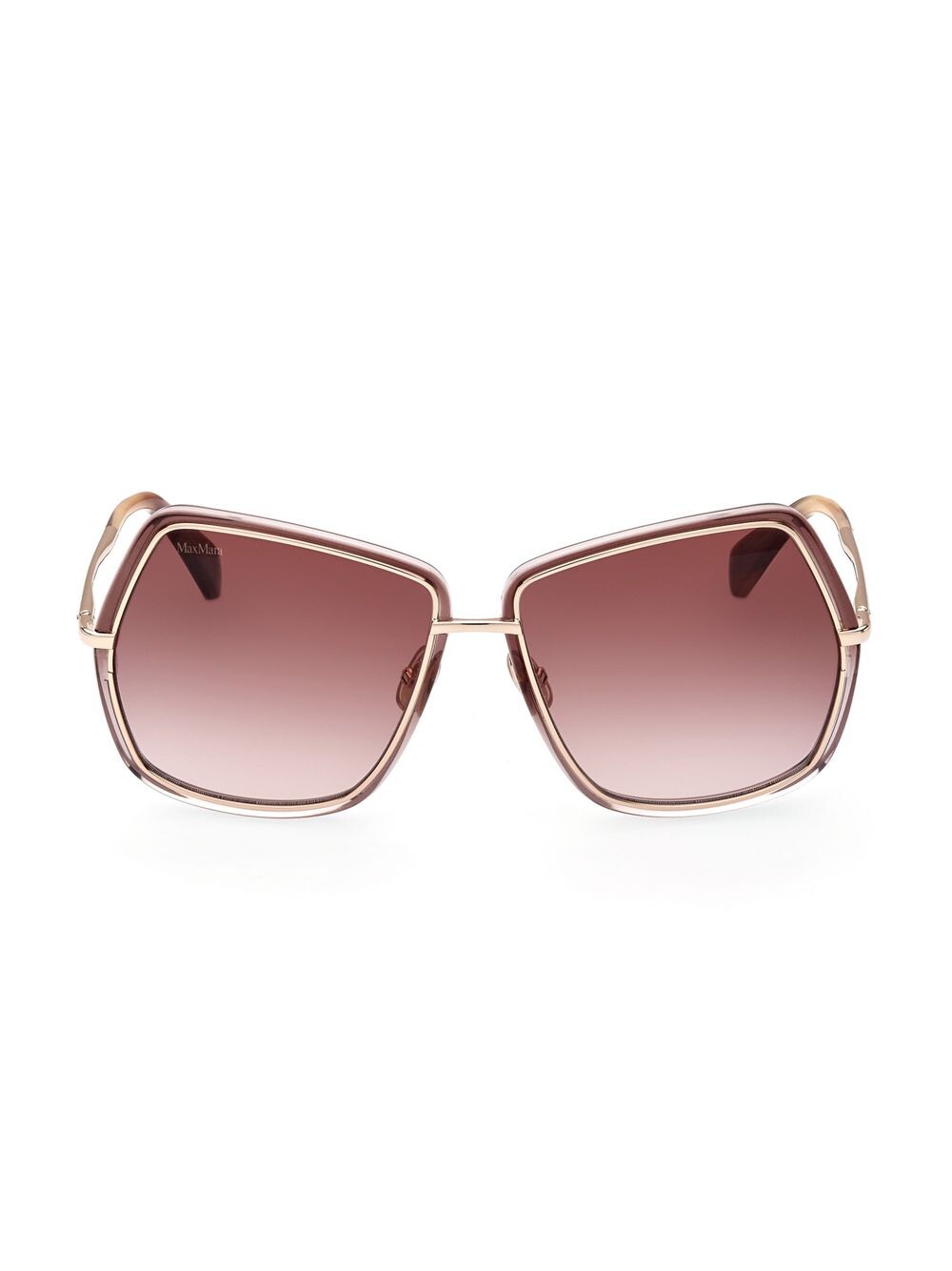 

Солнцезащитные очки Elsa 61MM с геометрическим рисунком Max Mara, золотой