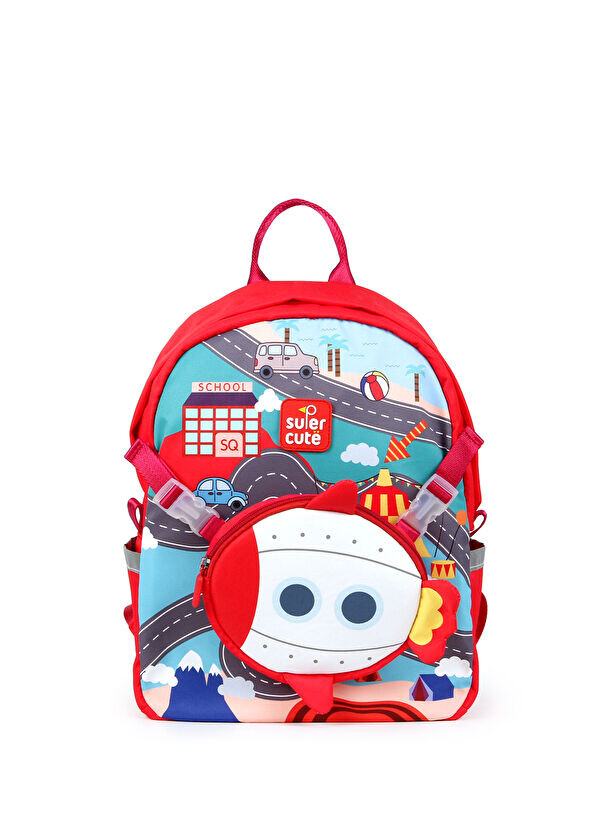 

Рюкзак Rocket Boy два в одном Supercute, красный
